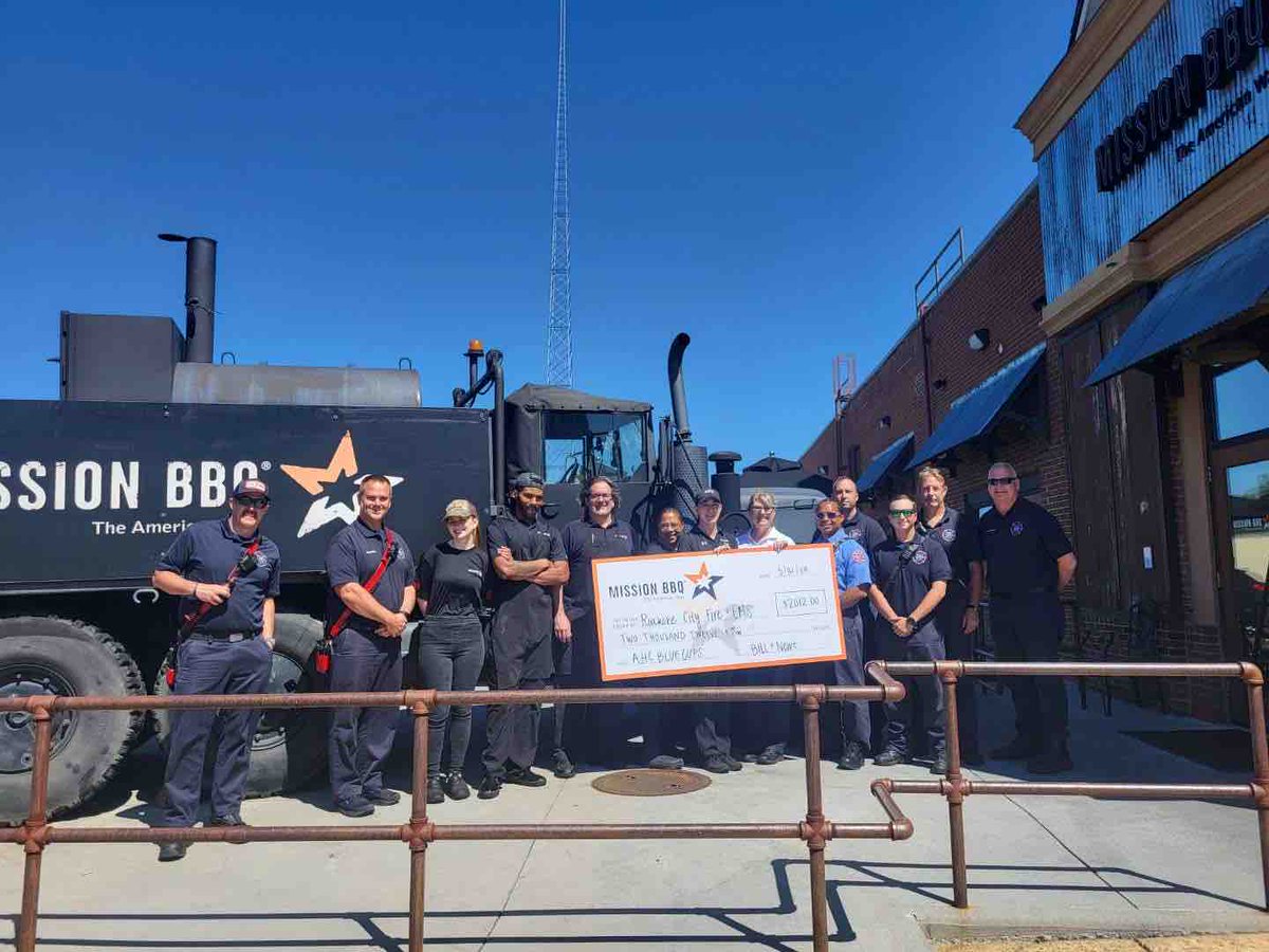 Shout out to our friends at Mission BBQ who presented us with a check for $2,012 last week from their blue cup fundraiser! Thanks also to everyone who participated and purchased cups. We are so grateful to be part of such a supportive community!🙌