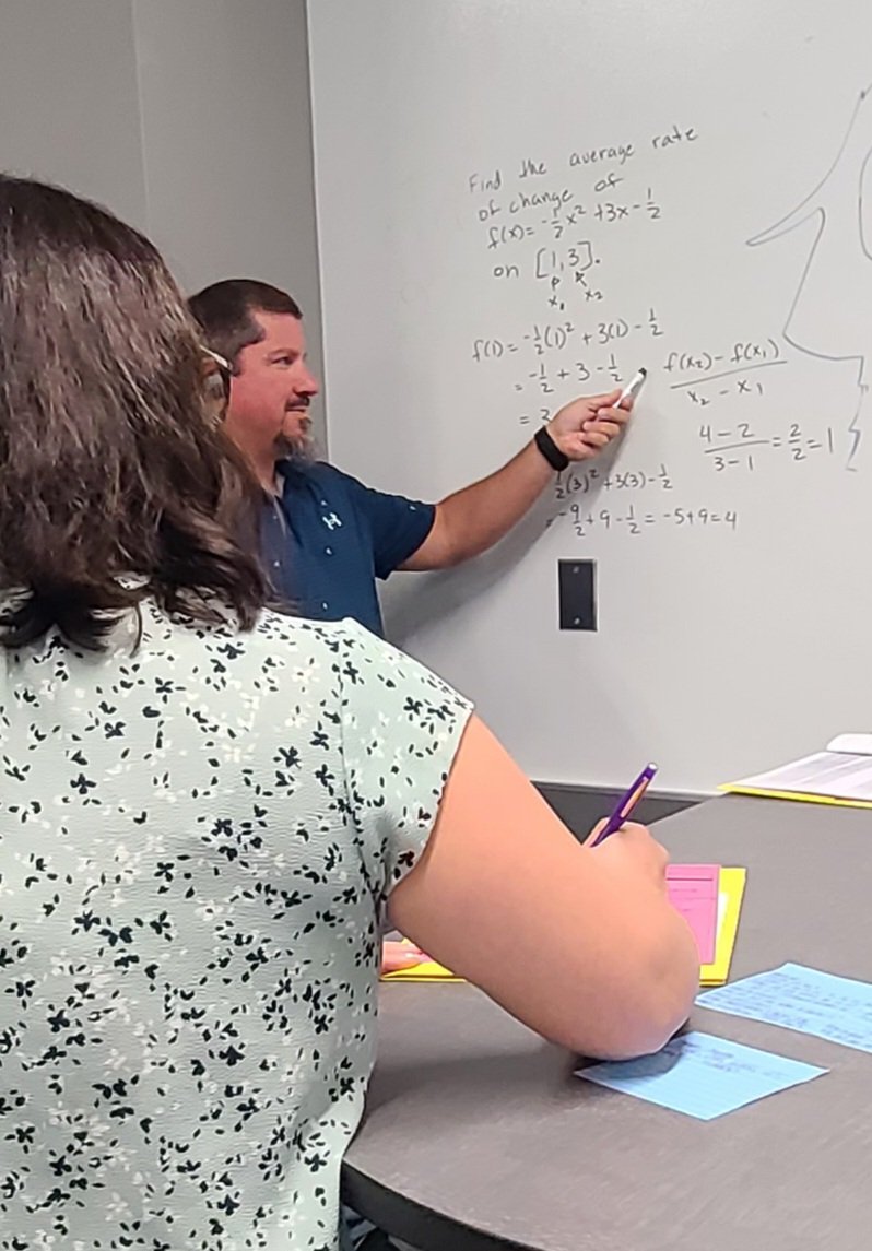CKerr01's tweet photo. EVERY math teacher is teaching a lesson in front of a teacher audience on VIDEO #mathonPurpose #reflection #cultivatingqualityteaching @KarinMarshall12 @AlvinISD_Math https://t.co/l3FMV6XgqJ