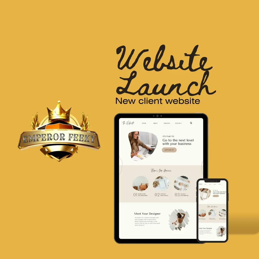 Emperor_Feeky's tweet image. A responsive website ensure your accessibility to everyone. don't let your website falls behind! invest in responsiveness and watch your online business flourish.
#responsivewebdesign #webdesigncompany #webdesignerlife #webdesigninspiration #webdesigntrends #welovewebdesign #web