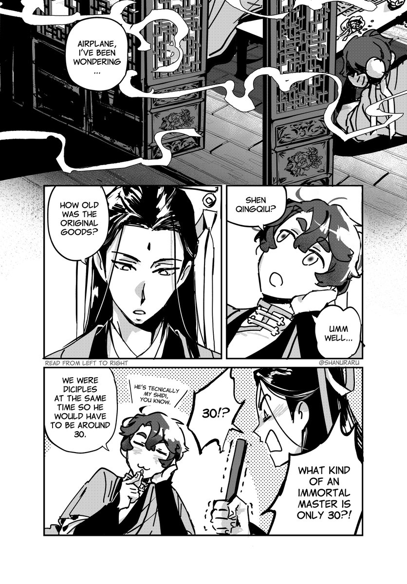shanuraru's tweet photo. 2 transmigrators walk into a bamboo house (they bring out the worst in eachother) #svsss https://t.co/1D9HZcDdMT