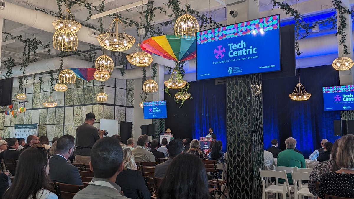 LondonEDC's tweet photo. #TechCentric is now underway! Getting ready to hear from our incredible panelists π€ https://t.co/0bWXwjiIPS