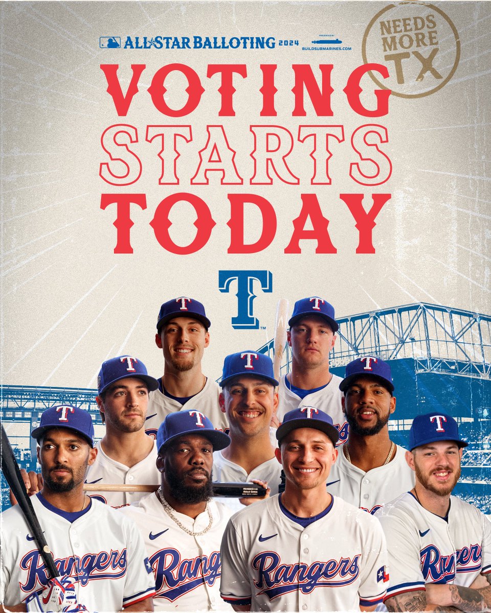 Rangers's tweet photo. The All-Star Game needs MORE TEXAS!

Vote now: https://t.co/K50eJHiyHb https://t.co/JLauCQLWC9