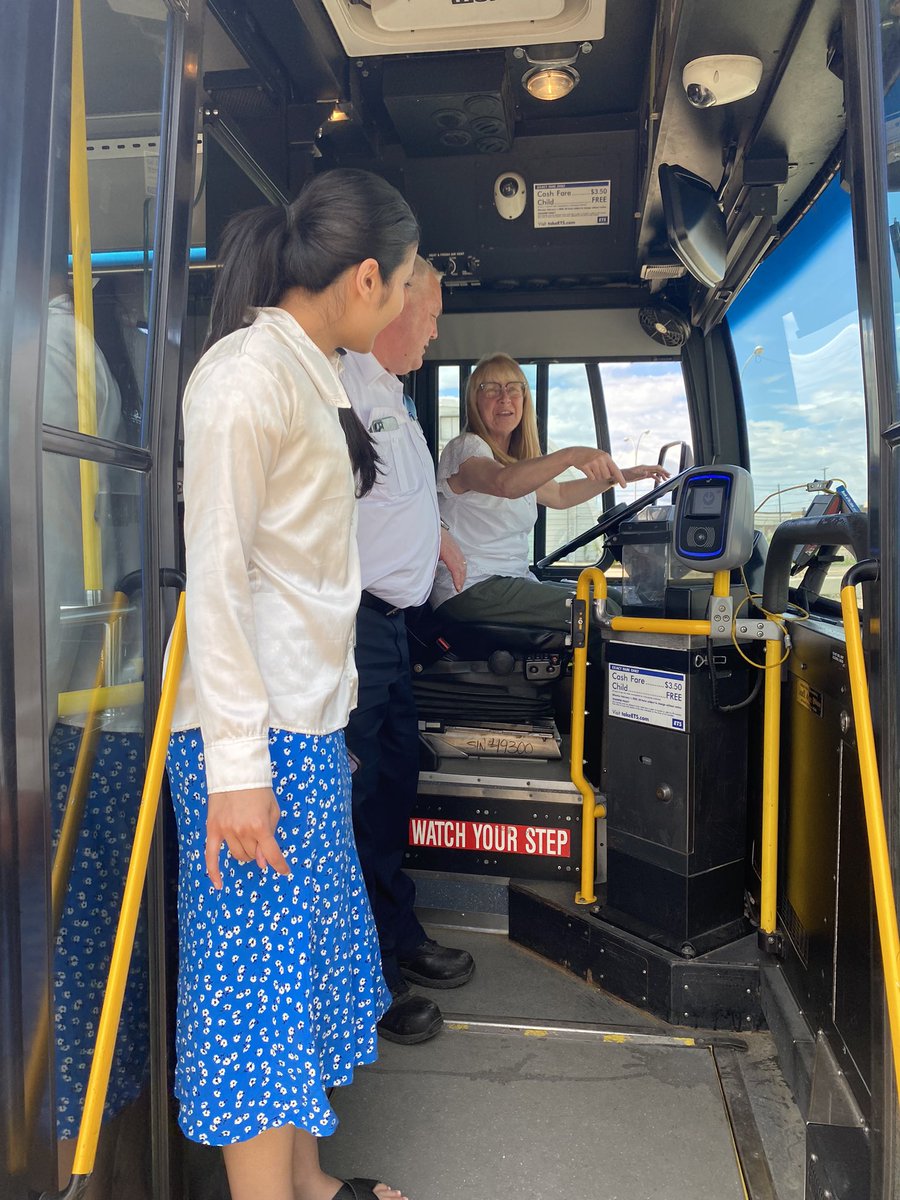 joannewrightyeg's tweet photo. Some of my team & I participated in an @takeETSalert learning opportunity!
It has given us a new appreciation for transit operators & the skill that their positions require. Thank you for getting everyone where they need to be safely each day!
#yeg #yeg #wardsspomitapi #takeets https://t.co/CqiyJrNQvG