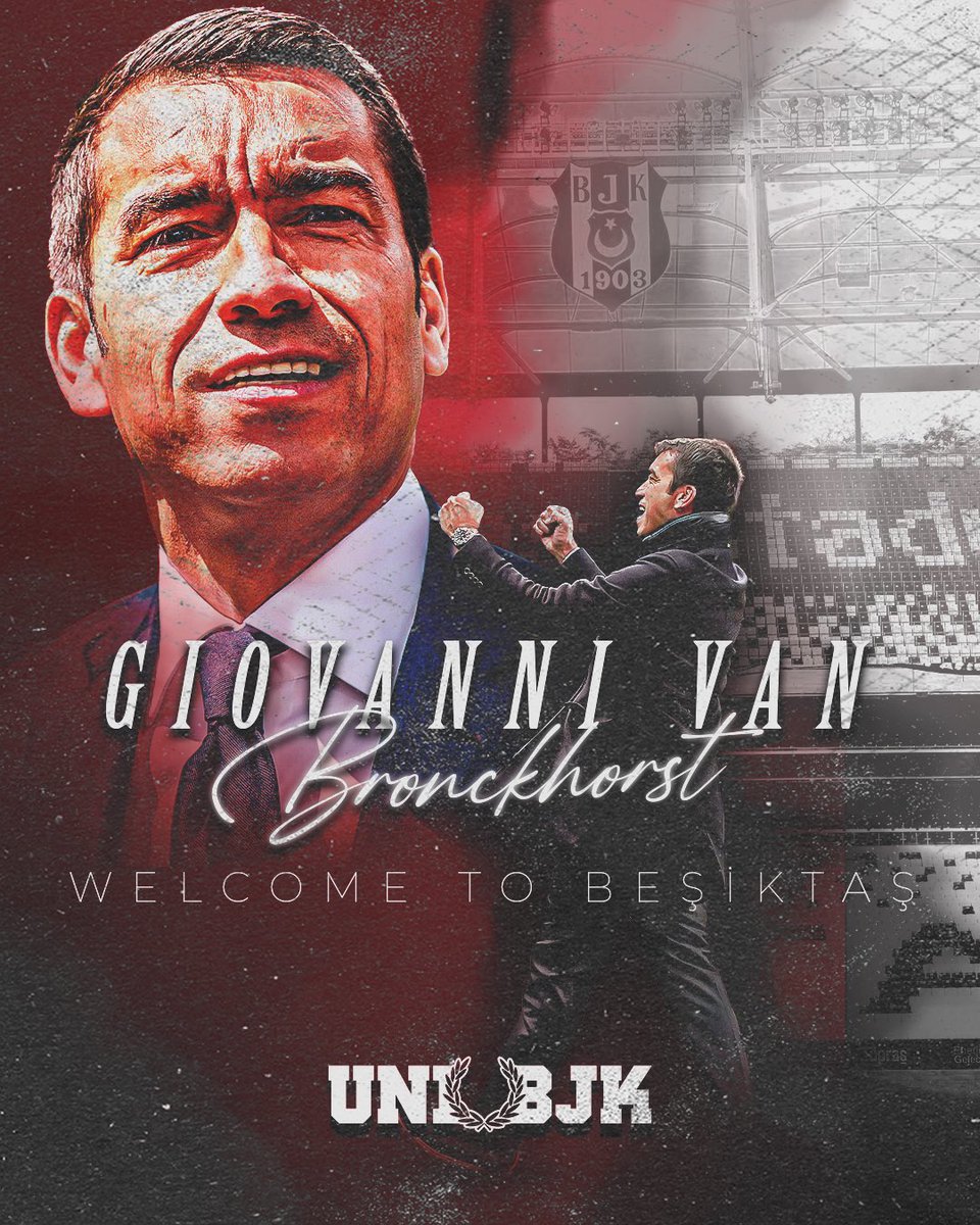 unibjkcom's tweet photo. Beşiktaş'a hoş geldin Giovanni van Bronckhorst! 🦅

#WelkomGvB

#UNIBJK https://t.co/JgAxV6cird