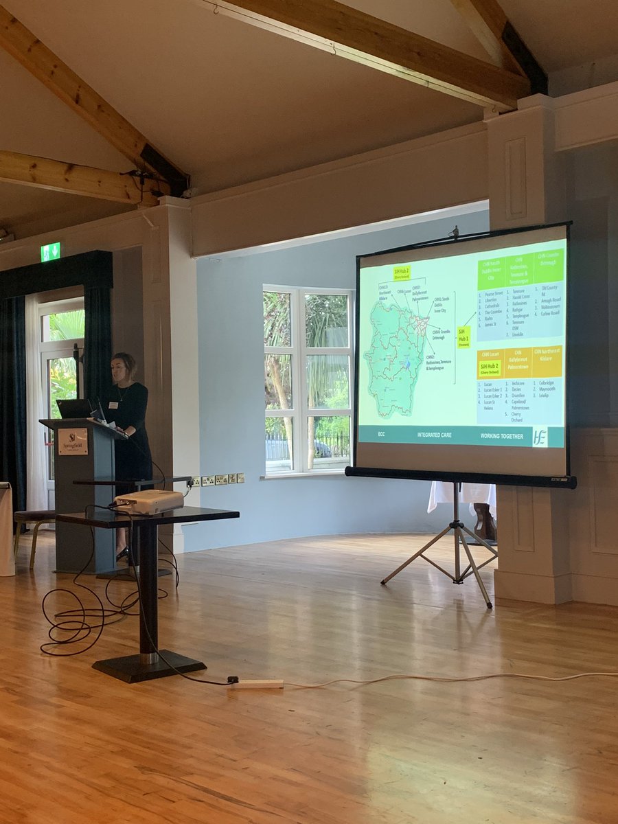 ChrissieQI's tweet photo. Community Healthcare Network Manager @EimearManley whistlestop presentation tour of #chns including #stakeholders #integratedcare #integratedcarepathways #multidisciplinary #newwaysofworking at Engagement evening @HSECHO7 @DMHospitalGroup @MaryOKellyOT @BrianMKearney @HSELive https://t.co/iuq3US6H2l