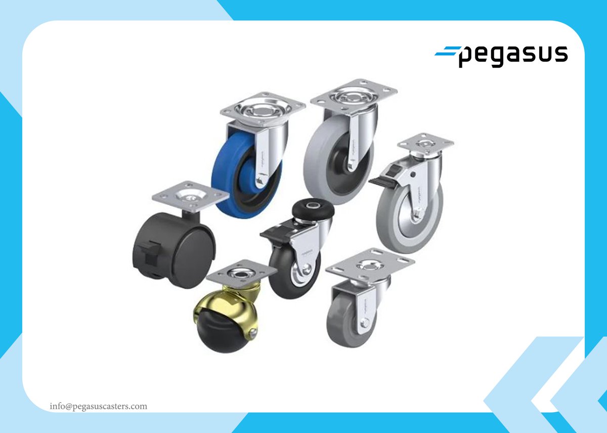 PegasusCasters's tweet photo. Quality and quantity – two things you can be sure we provide at Pegasus. 

For pricing, delivery, and technical questions, contact us - info@pegasuscasters.com.

#instock #ship #delivery #lowprofile #polyurethane #businessmachine #materialhandling #USA https://t.co/bSag2sETlN