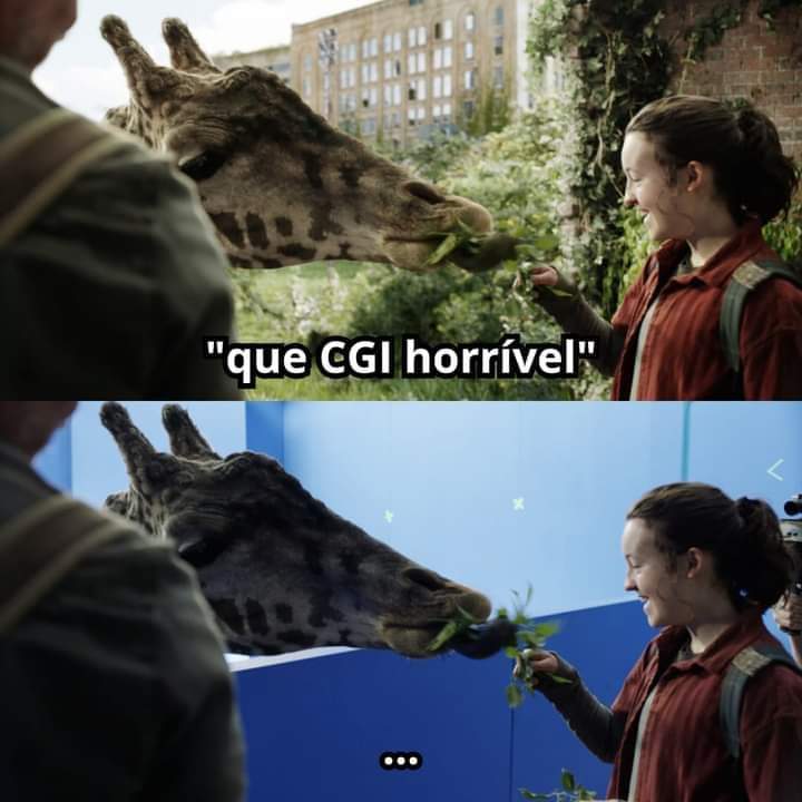 CinefilosPost's tweet image. Foi muito engraçado quando os somelieres de CGI tiraram a girafa de The last of us pra bosta falando que era fake KKKKKKKKKKKKKKKKK