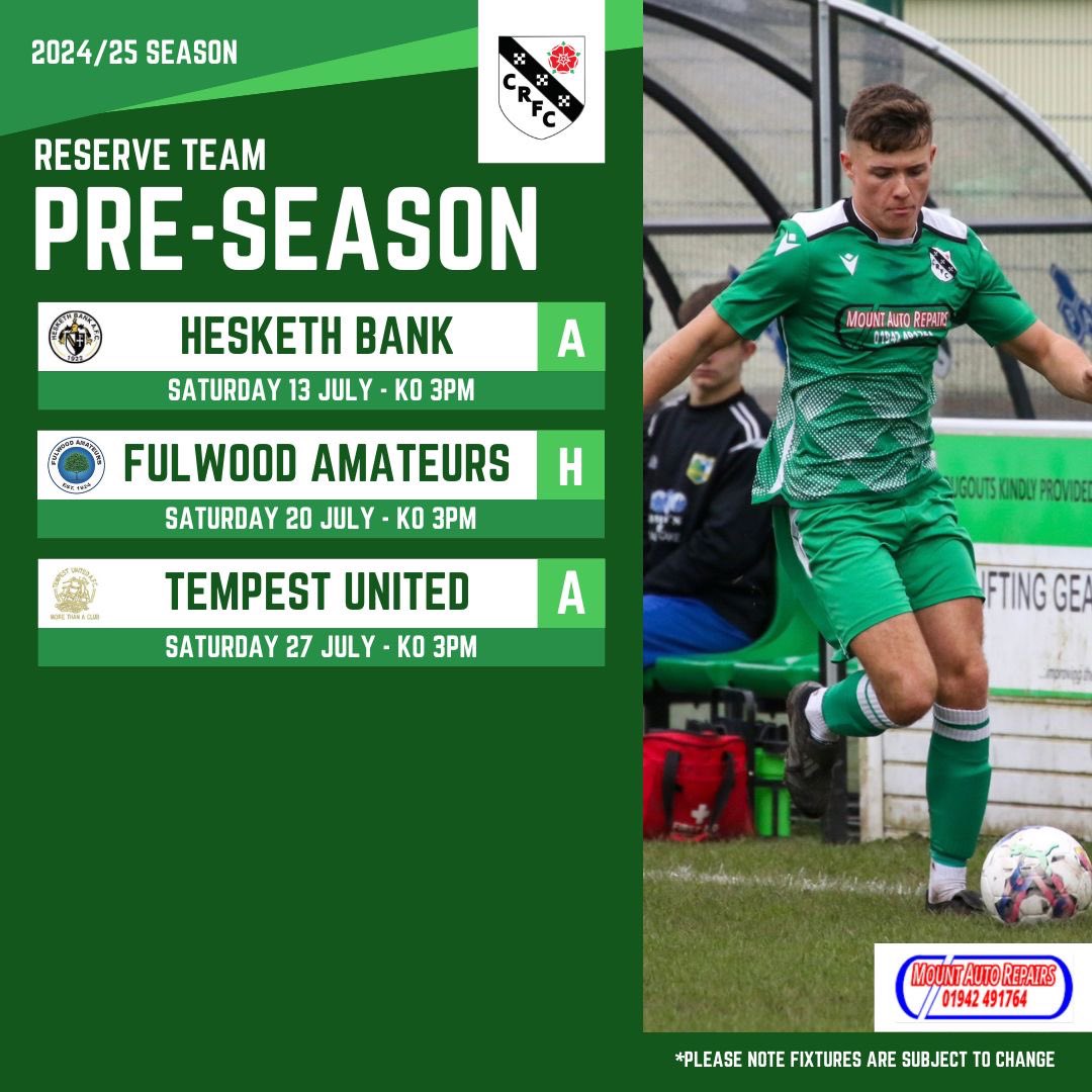 Reserve team pre season 💚👇