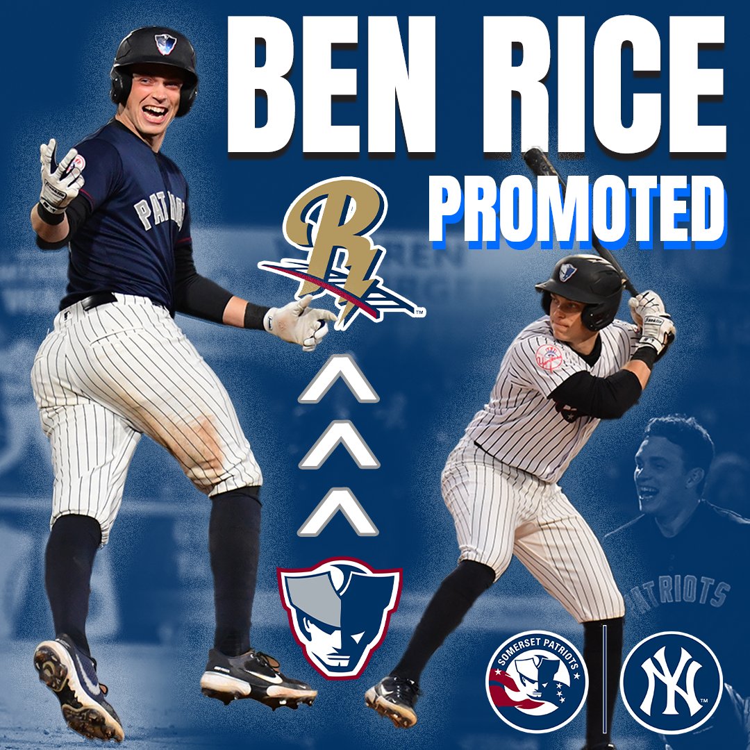 RICE, RICE BABY! Yankees No. 12 prospect Ben Rice has been called up to Triple-A!