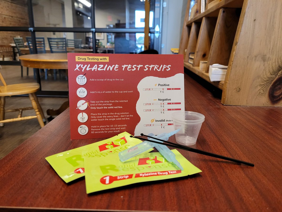 HnbOverdose's tweet photo. Today at The Minga we are assembling Xylazine test strip kits. If you're interested in testing your Fentanyl for the tranquilizer Xylazine, this kit is for you. Please note it is only available for a limited time, while supplies last. Contact the VAN for more information https://t.co/UpXpkIAQ1R