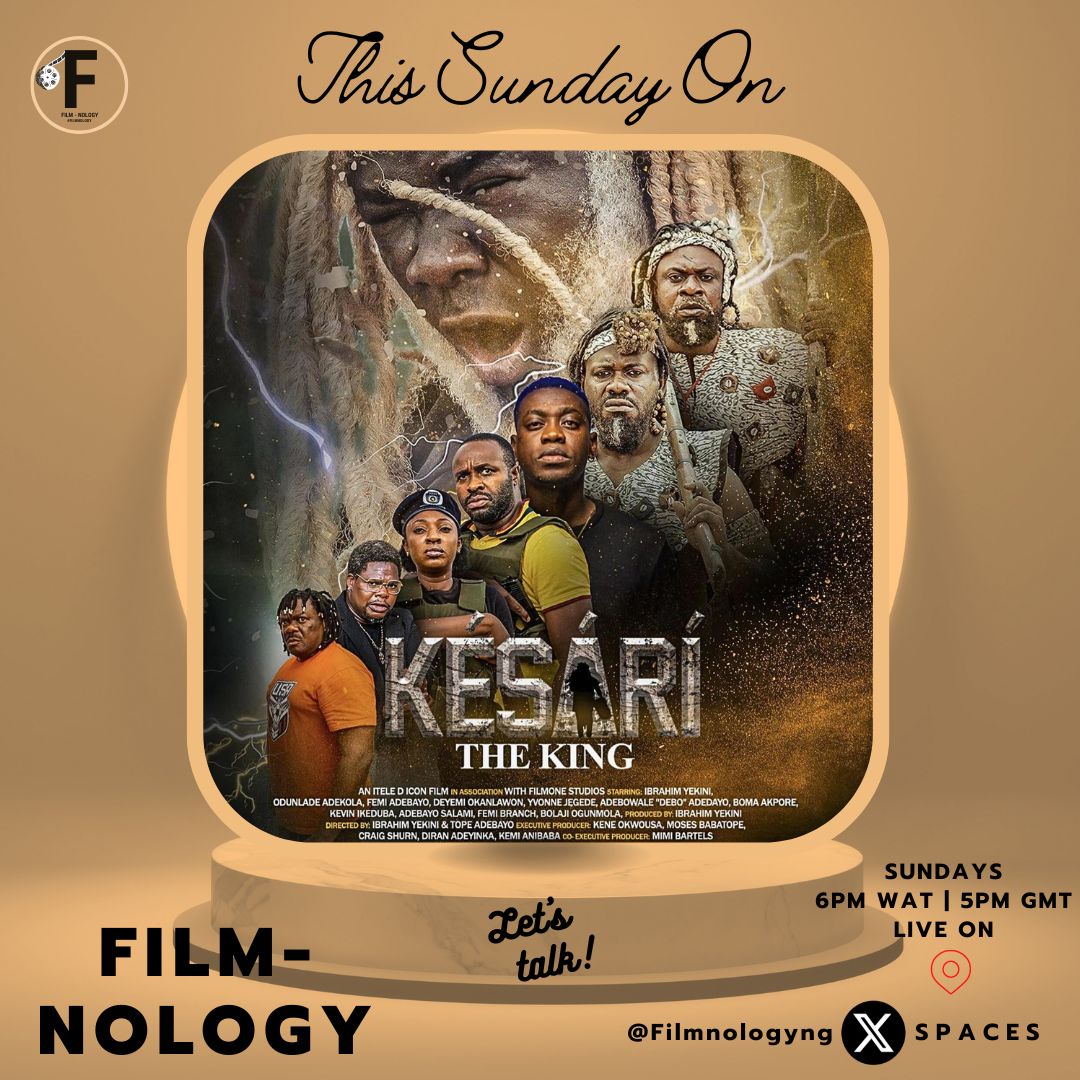 filmnologyng's tweet photo. This Sunday on Filmnology Space we are reviewing KESARI THE KING and KILL BORO
Let's talk!
#killboro
#KesariTheking
#filmnologyspace https://t.co/q3xbG4lb5H