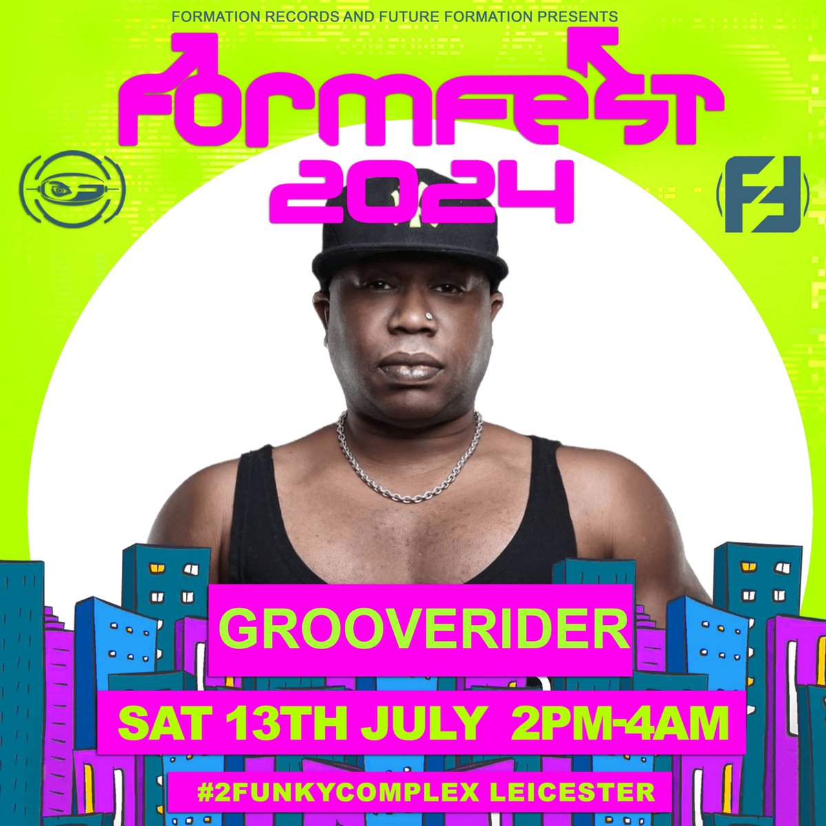 Formfest Festival 2024
8 Arenas 14 hours .100 Artist

DRUM &amp; BASS/JUNGLE/ HOUSE/ 140/ OLDSKOOL / LIVE MUSIC/ URBAN/ GOSPEL/DUB

Tickets Skiddle
postly.app/3WsF

Tickets Eventbrite
postly.app/3WsG

Event page
postly.app/3WsH