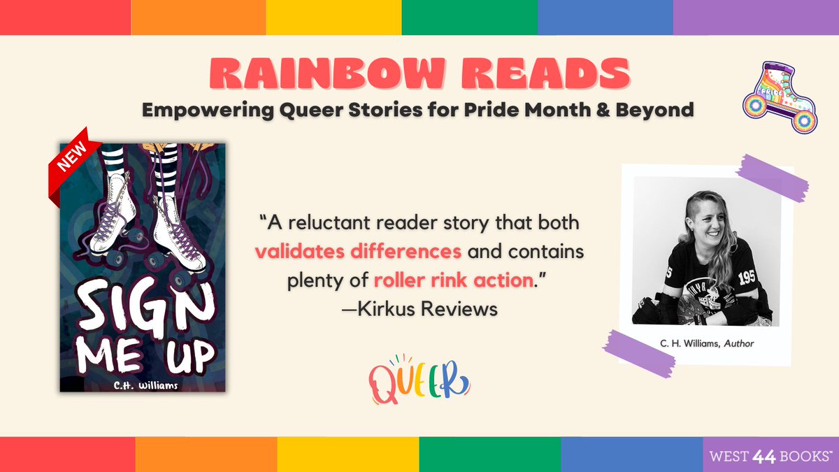 West44Books's tweet photo. Ride with Pride! 🌈🛼

Alyssa, an ice skater who cherishes solitude on Alaska's frozen lakes, faces a big change as she moves to bustling Los Angeles. Pushing her boundaries, Alyssa ventures into the world of roller derby. https://t.co/4rrXVrMQNx