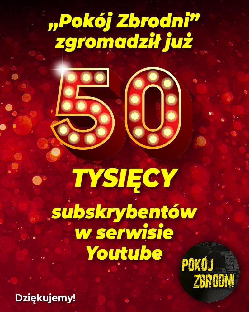 Udało się! #PokójZbrodni przebił właśnie pokaźną barierę 50 tys. subskrypcji na Youtubie. Bardzo, bardzo dziękuję za każde miłe słowo i wsparcie. 💪🏻
Nie zatrzymujemy się! 🔥
<a href="/sewydarzenia/">Super Express Wydarzenia</a> <a href="/se_pl/">Super Express</a>