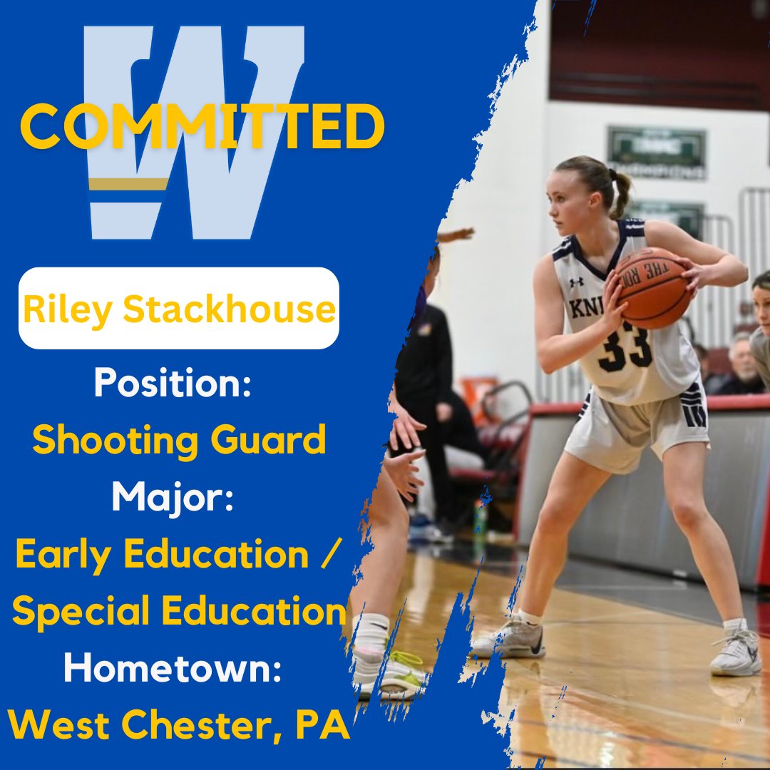 Pleased to introduce the first member of our class of 2028! 🏀

We are excited to welcome Riley Stackhouse to our Pride Family! 🦁

Can’t wait to have you on campus in the Fall, please welcome Riley to our Widener Family 💙💛