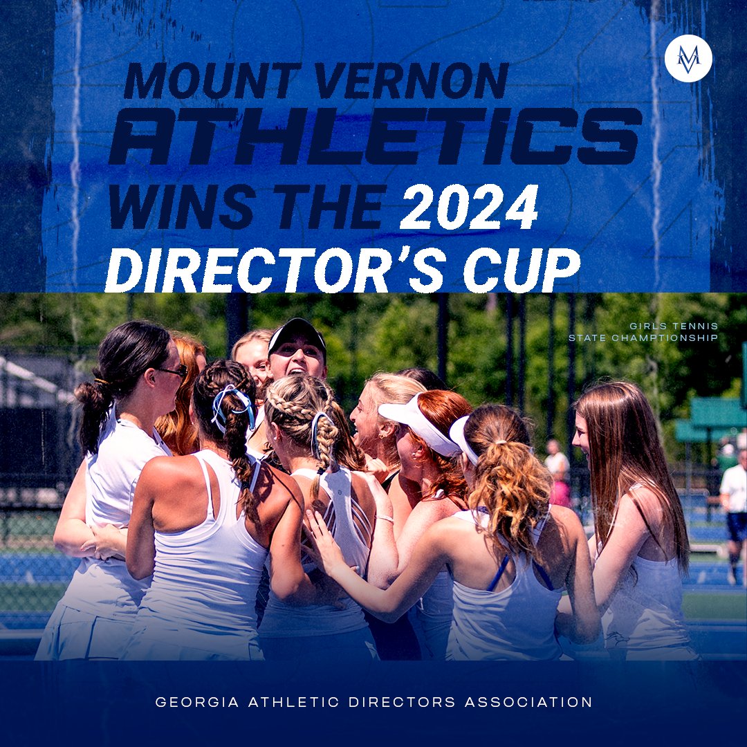 TheMVSchool's tweet image. 🚨🏆 Big News! The Mount Vernon School won the GADA Director’s Cup for the first time ever! With state titles in boys basketball, girls tennis, boys golf, and more, our athletes have truly outdone themselves. Congratulations, Mustangs!

roughdraftatlanta.com/2024/06/04/mou…