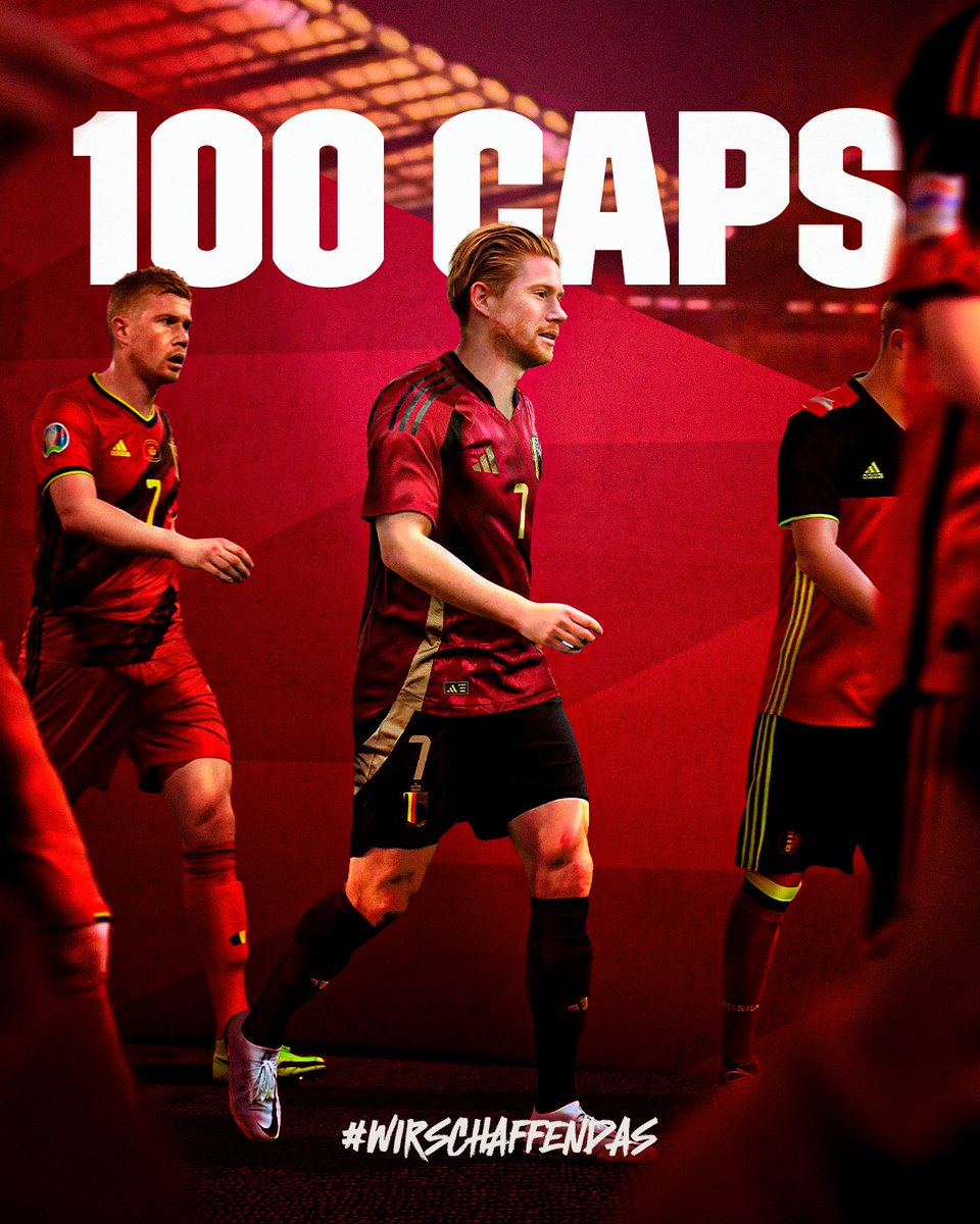 BelRedDevils's tweet photo. Centurion. ๐ฏ #KDB100 https://t.co/M1HotydcHX