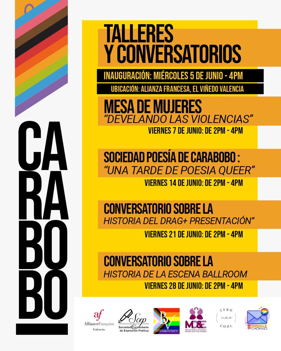 UnMensajePRIDE's tweet photo. Hoy iniciamos oficialmente la celebración de nuestro orgullo 🏳️‍🌈🏳️‍⚧️

#LaVieEnQueer inaugura su exposición artística en Valencia  🖼️🎨🎭 

Lxs 🦆🦆🦆 estamos felices de formar parte del proyecto en Alianza Francesa Valencia junto a @tupais_plural y otras ONG’s https://t.co/ELCv3CNcHM