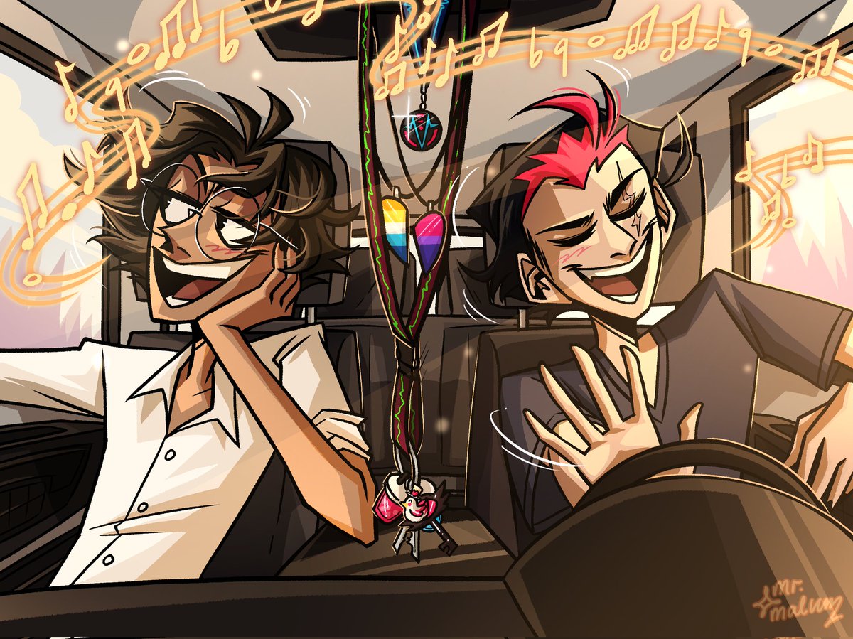 mr_malumm's tweet photo. Happy pride 📺💜📻 🥰

#hazbinhotelfanart #alastor #vox #radiostatic #voxal https://t.co/sxZYN0sCJX