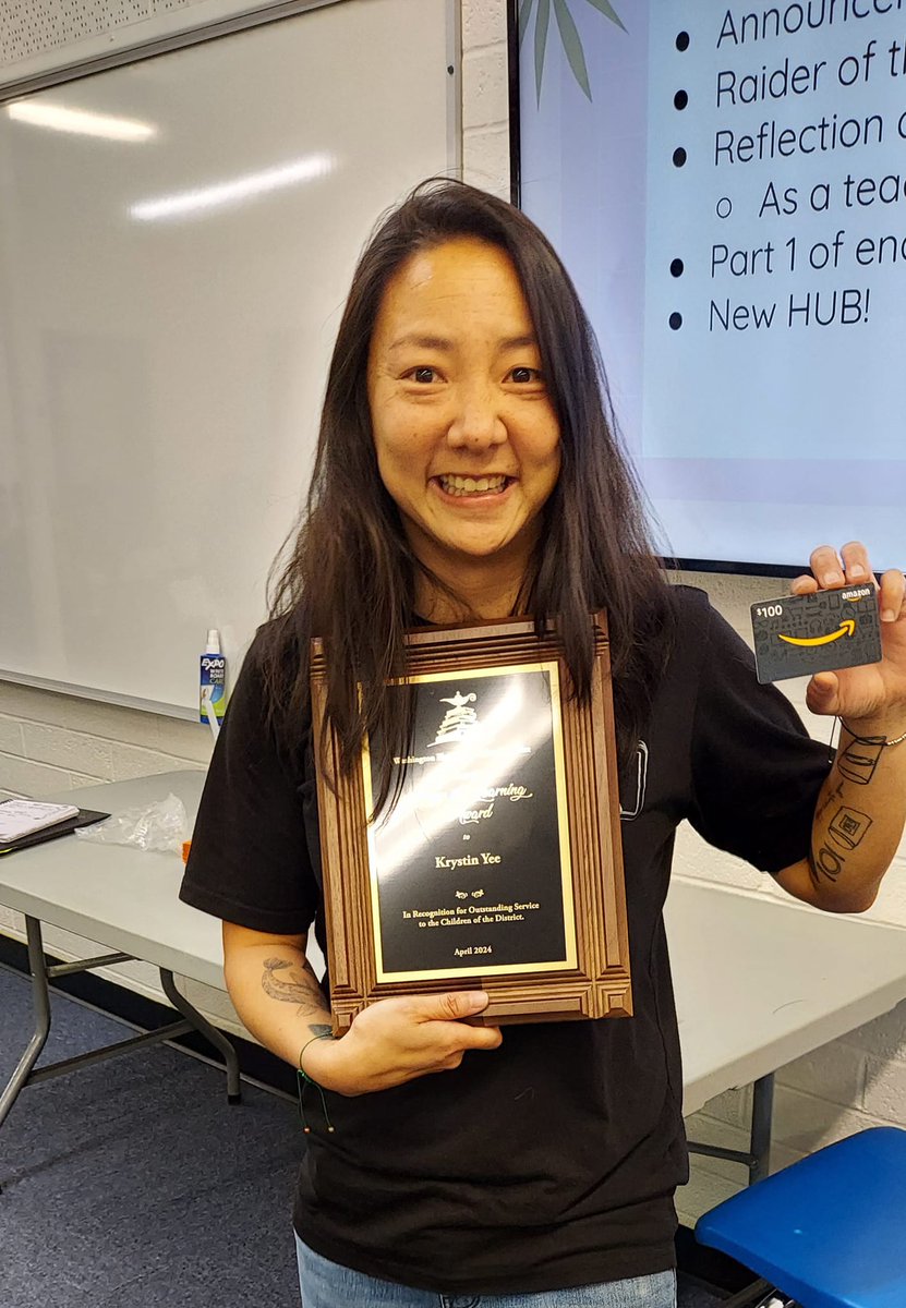 Today, we are proud to conclude our 2024 Lamp of Learning summer series with a spotlight of Krystin Yee, math teacher at Royal Palm. Krystin makes Algebra proficiency possible as she fosters a love of learning and encourages students to embrace the challenges of math. #WESDFamily