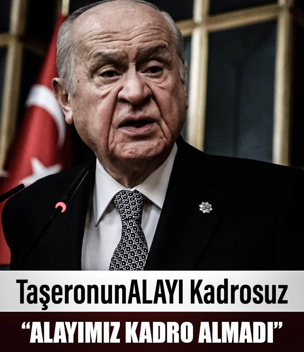 TaşeronunALAYI Kadrosuz
Sayın <a href="/dbdevletbahceli/">Devlet Bahçeli</a>  alayınızı kadroya alacağız dediniz ama alayımız kadro alamadık yoksa bizimle alay mı ettiniz