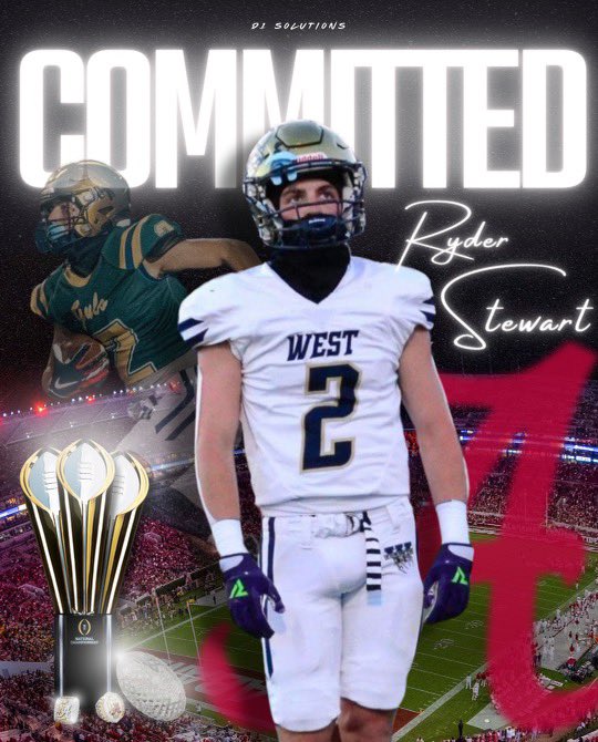 Committed.
<a href="/AlabamaFTBL/">Alabama Football</a> <a href="/DaveSvehla/">Coach Svehla</a> <a href="/CoachJNich/">Jacob Nichols</a> <a href="/BobWeltonBamaFB/">Bob Welton</a> <a href="/WestForsythFB/">WestForsythFootball</a>