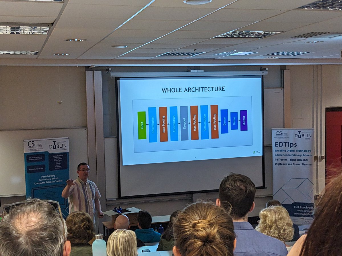 Insightful day at TU Dublin Tallaght engaging in the <a href="/nvidia/">NVIDIA</a> Fundamentals of Deep Learning course. Learned a lot about deep learning, neural networks, and advanced AI architectures. Huge thanks <a href="/KQuille/">Keith Quille</a> for facilitating this event. to the speakers and organizers! #DeepLearning