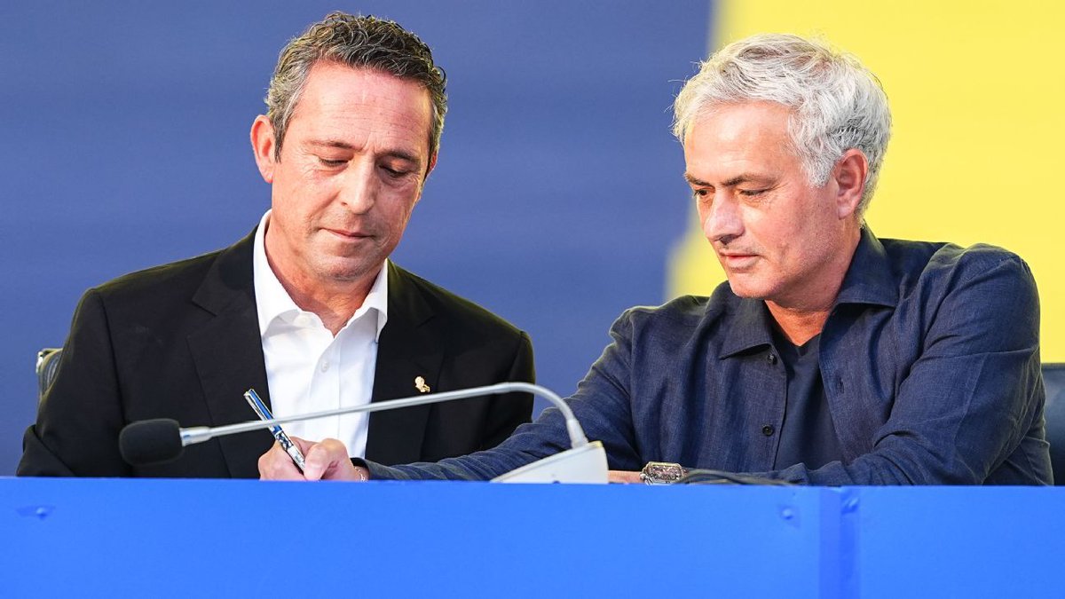 Fenerbahce_MP's tweet photo. Mourinho to earn over $11m a year at Fenerbahce: Fenerbahce says new coach Jose Mourinho is set to earn 10.5 million euros ($11.4 million) a year in salary after he agreed on a two-year contract. https://t.co/jaPAqRGsqO https://t.co/Qcaaxt4M5y
