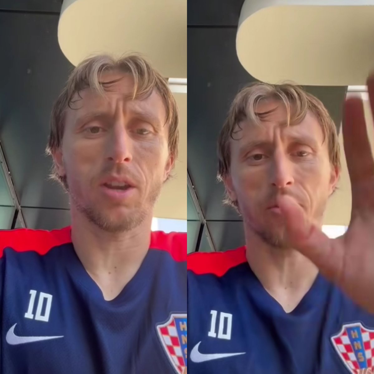 MadridXtra's tweet photo. 🗣 Luka Modrić sent a message to India NT legend Sunil Chhetri who will play his last game tomorrow. 

"Hello Sunil, I just want to wish you all the best in your last game with your national team. Congratulations on your career, you are a legend of the game. I hope your teammates will make your last game special and unforgettable. Good luck and all the best regards from Croatia!" 🫱🏻‍🫲🏼