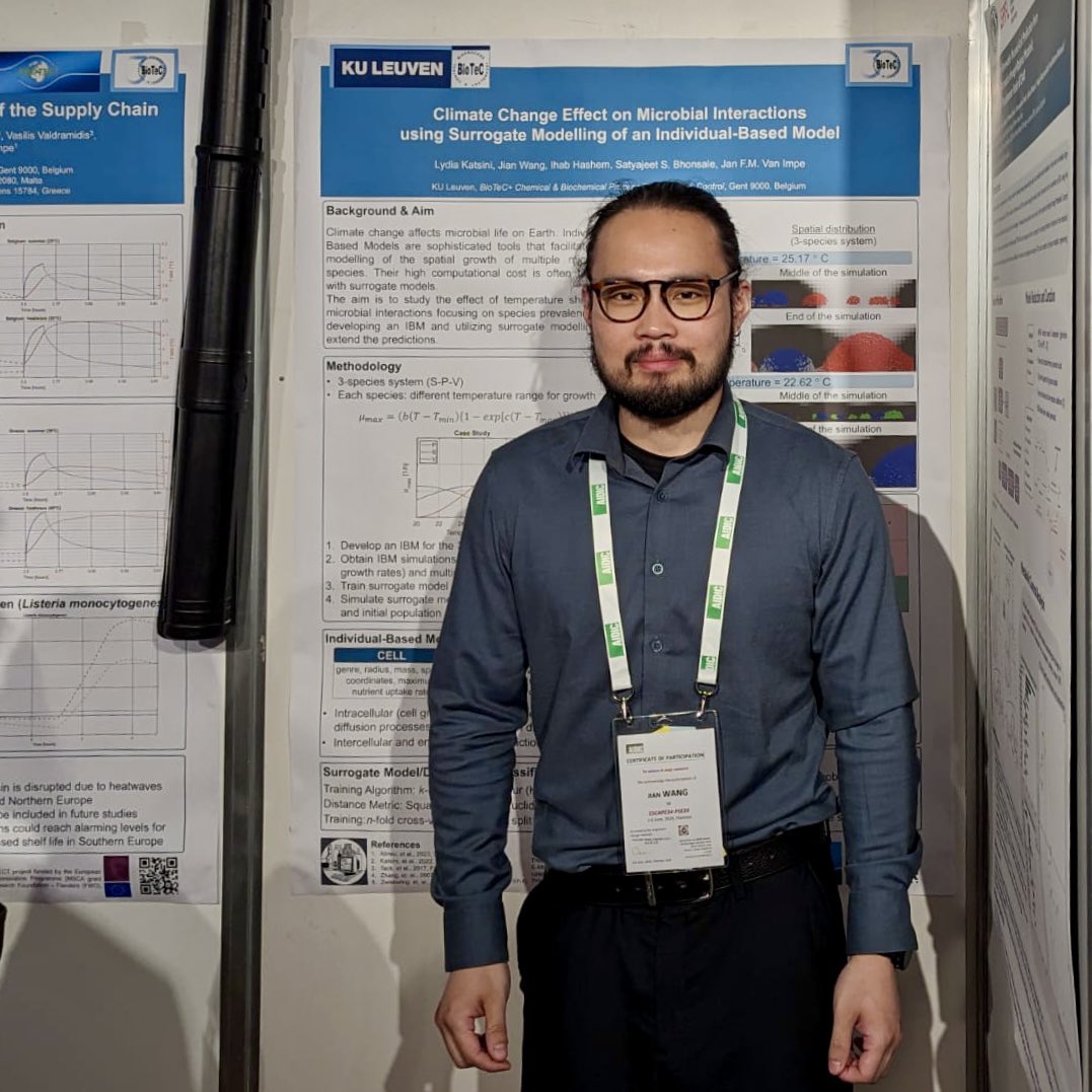 janfmVI's tweet photo. Cross-feeding @KULeuvenBioTeC:
when a finishing #PhD scientist meets a starting #PhD, results metabolise into new unexpected outcomes.
Collaboration between #ClimateChange researcher @LydKats & #microbial #interaction modeller @mathbiojianwang👏🏼
@KULeuvenGent
#ESCAPE24-#PSE24 https://t.co/ZAJ90rISTE