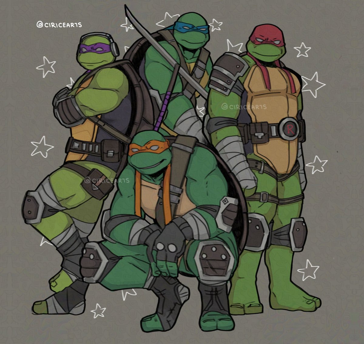 ciricearts's tweet photo. i always wanted to draw that last shot of the fortnite trailer #tmnt https://t.co/6pW1j6yVP6