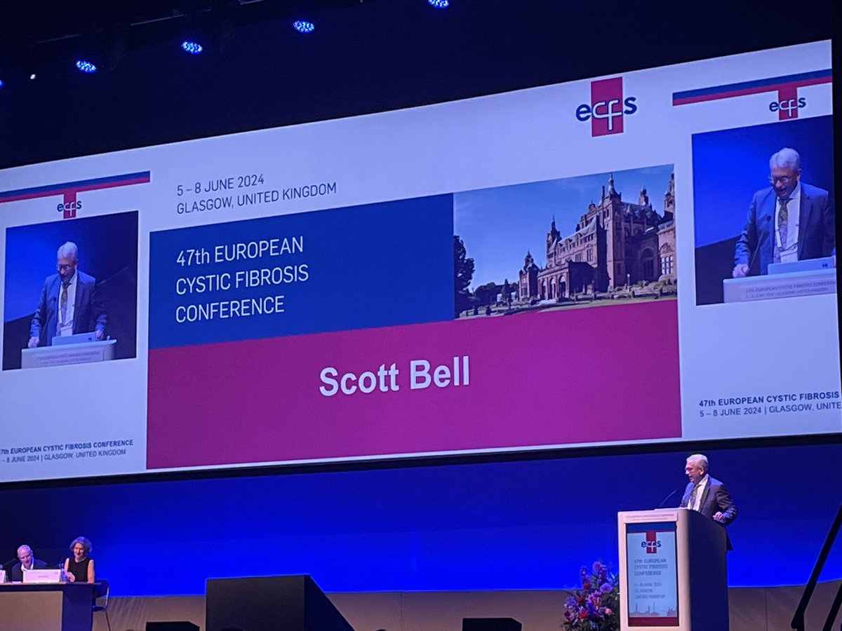 The #ECFS2024 award goes to Prof Scott Bell. I was fortunate to work with Scott as a #CF fellow….20 years ago!