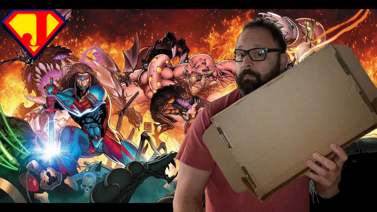 Superjerry13's tweet photo. Unboxing Jon Malin's Godlike! #Godlike #JonMalin #SecretDoor #Indiegogo #Cable #Youngblood #comicsgate @JonMalin @EthanVanSciver @shanedavisart @BillyTucci @ComicsandCleave @JoeMSonntag1 @MortalV2 @thatstarwarsgrl @aaronlopresti @gnolan12
https://t.co/a9zU193K5a https://t.co/fagxIF6uR9