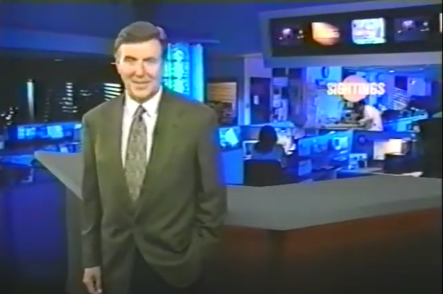 How to appear legit: Get yourself a news desk with people looking busy in the background.