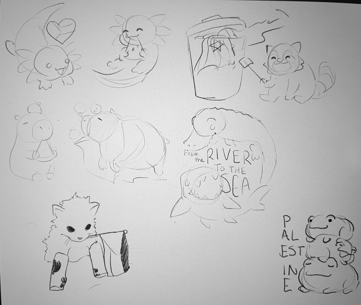 Making Fundraising stickers :3 
(Would you guys get these?) 