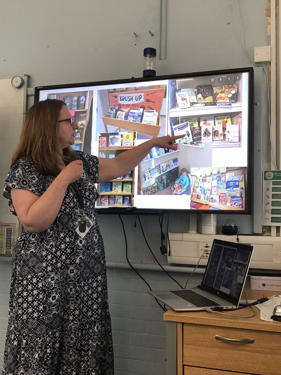 William Rhodes (@willyrhodes001) on Twitter photo A wonderful reading for pleasure staff meeting held by our fabulous <a href="/RparkerEYFS/">Ruth Parker</a> We have created table book displays and looked at how we can create accessible reading areas in our classrooms for the children to enjoy and to improve our own knowledge of children’s literature.📚 A wonderful reading for pleasure staff meeting held by our fabulous <a href="/RparkerEYFS/">Ruth Parker</a> We have created table book displays and looked at how we can create accessible reading areas in our classrooms for the children to enjoy and to improve our own knowledge of children’s literature.📚