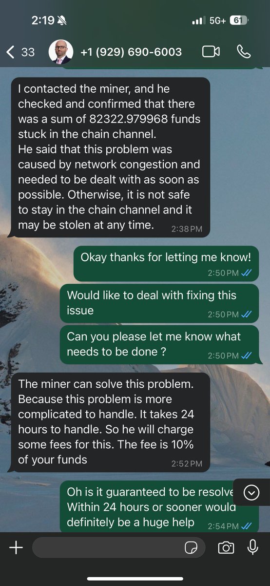 lohittal's tweet photo. Hey @okx, I used the platform https://t.co/vqPlOYBJPb. I am trying to transfer my funds and I am being asked to pay a fee to recover my funds as I have not received the funds despite a successful transfer. 

Here is the conversation with the @ICE_Markets asking me pay the miner. https://t.co/u91Z6cSl4V