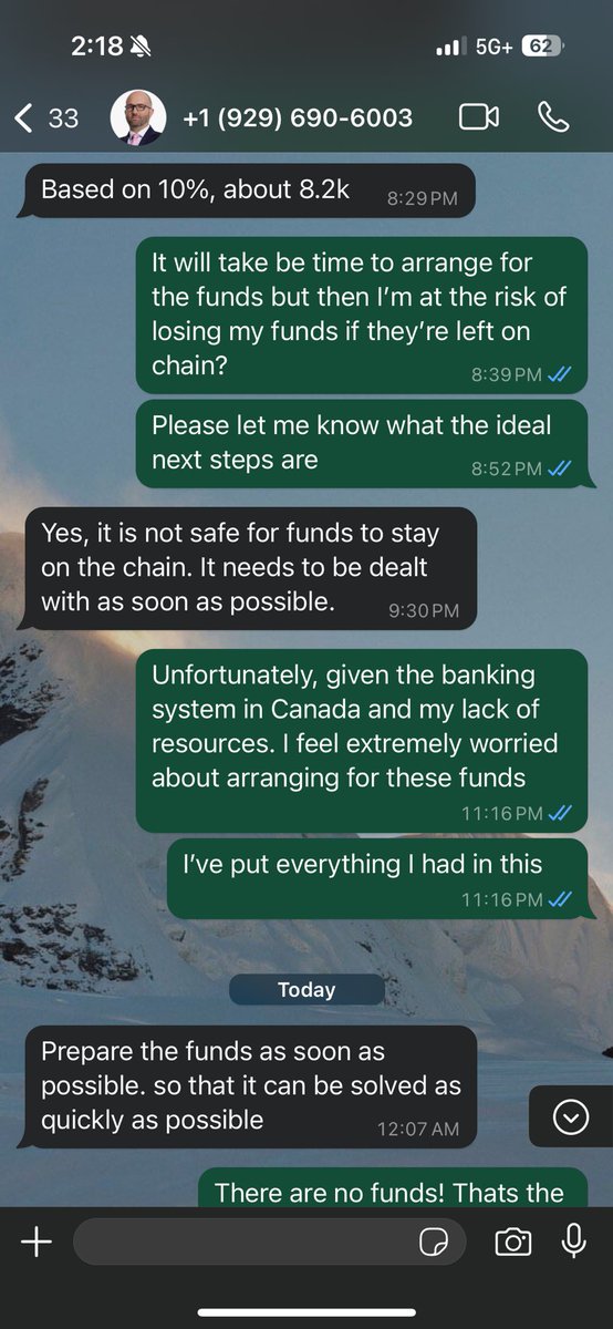 lohittal's tweet photo. Hey @okx, I used the platform https://t.co/vqPlOYBJPb. I am trying to transfer my funds and I am being asked to pay a fee to recover my funds as I have not received the funds despite a successful transfer. 

Here is the conversation with the @ICE_Markets asking me pay the miner. https://t.co/u91Z6cSl4V