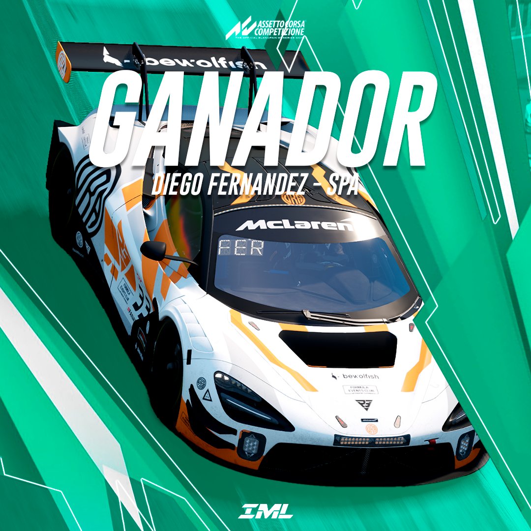 IberianMotoresportsLeague (@iberianmleague) on Twitter photo Ya tenemos al ganador de la segunda cita en esta prequaly del ⭐IML All-Stars⭐
¡Enhorabuena a <a href="/Diego_Fx2/">Diego Fernández</a> por esta gran victoria!
#iberian #motoresport #league #winner #own #allstars #simracing #kunos #assettocorsacompetizione Ya tenemos al ganador de la segunda cita en esta prequaly del ⭐IML All-Stars⭐
¡Enhorabuena a <a href="/Diego_Fx2/">Diego Fernández</a> por esta gran victoria!
#iberian #motoresport #league #winner #own #allstars #simracing #kunos #assettocorsacompetizione