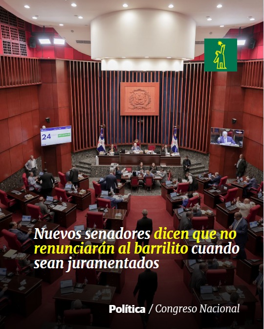 🇩🇴 | #CongresoNacional| El barrilito le cuesta al Congreso más de 252 millones al año

🔗 ow.ly/yORJ50S9WOs

#DiarioLibre #Senadores #Barrilito