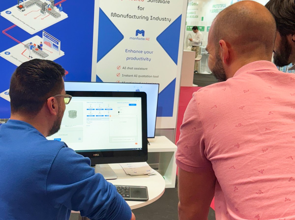 manfacter_eu's tweet image. Third day at #ADDIT3D 

Today, we&apos;ve met with great industry professionals. Thank you for involving us in the conversation and allowing us to share our project!!

📌We&apos;re excited to share our project with you over the next few days at @BEC_Bilbao,  𝗛𝗮𝗹𝗹 𝟯, 𝘀𝘁𝗮𝗻𝗱 𝗕𝟯𝟭.