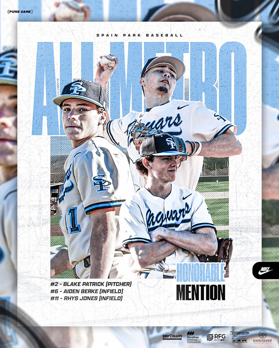 spjagbaseball's tweet photo. Super Proud of this team and all they accomplished this season!  Check out these players and coach who were named to the South All-Metro teams!! Go Jags!! https://t.co/9RZbmXZNoN