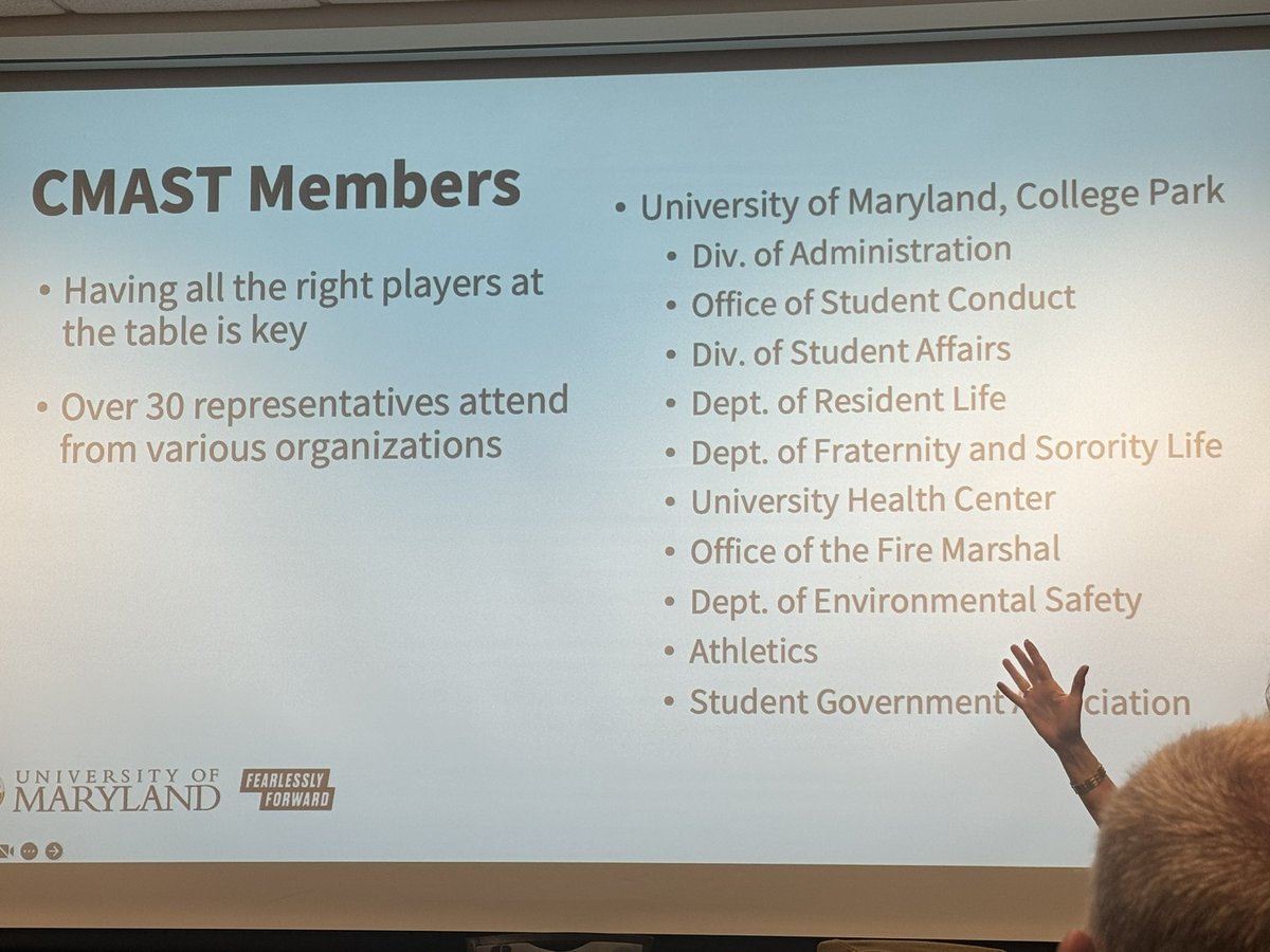 harris_tnt's tweet photo. “Collaboration and Communication, and Data is Key” - from Lisa Miller during discussion at presentation on CMAST and Knock & Talks in @CollegePark_MD home of @UofMaryland #ITGA2024 #crime #traffic #safety #towngown #cmast https://t.co/UB8UfOUlVr