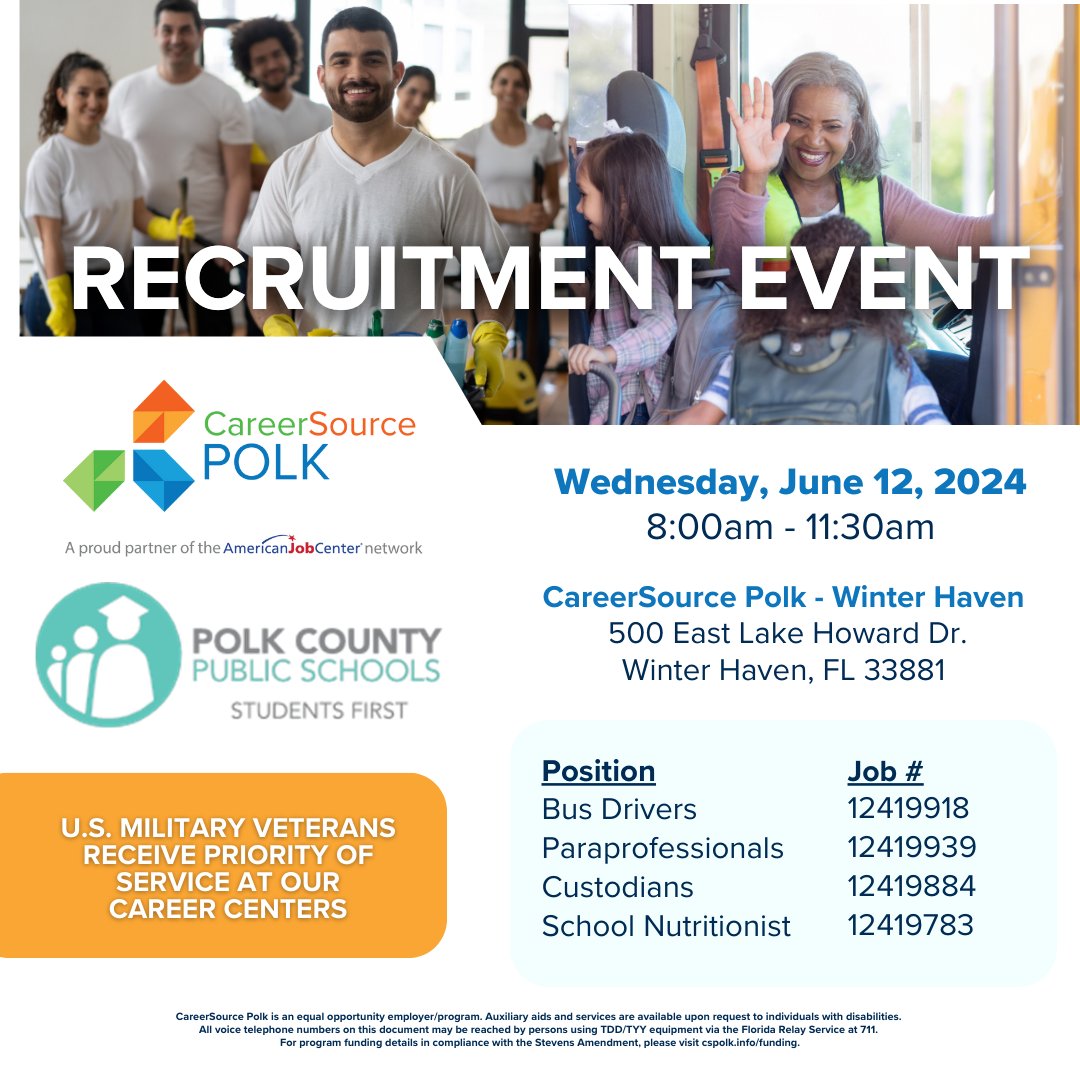 CareerSource Polk tweet media
