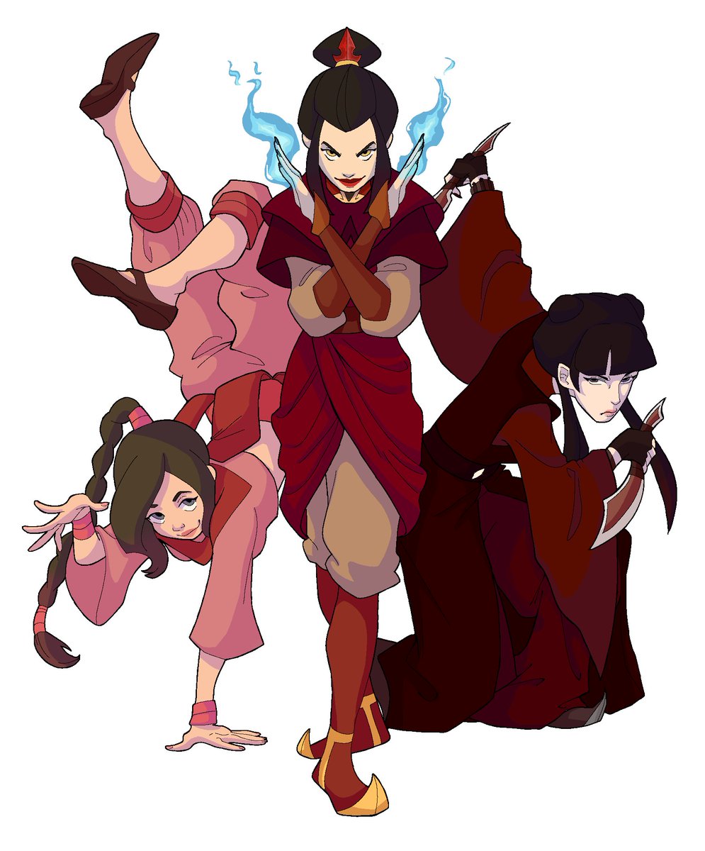 KikiBellPink's tweet photo. #avatarthelastairbender
#avatarlaleyendadeaang #azula #mal #tylee #atlamai #atlaazula #atlatylee #maiavatar #azulaavatar #tyleeavatar #ozalssangels #atlafanart #atlaart https://t.co/iLlFsBjjE4