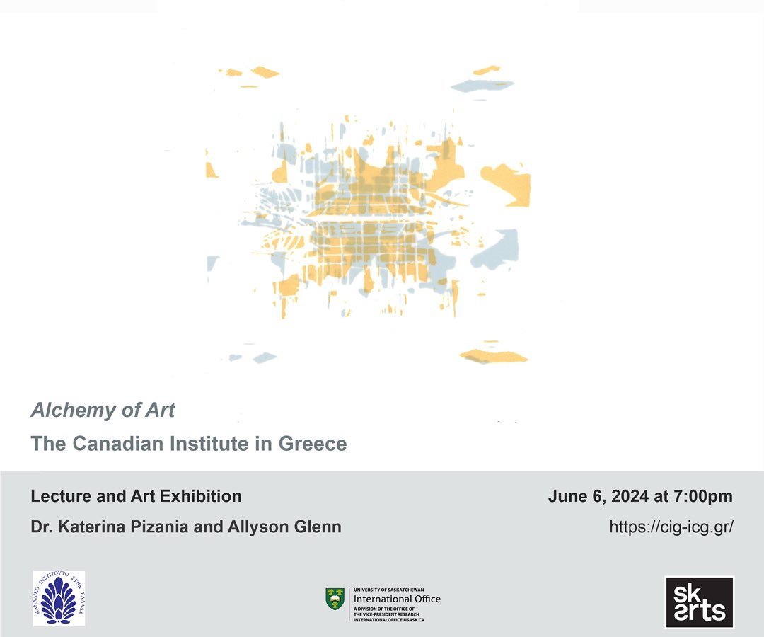 allysonglennart's tweet photo. Please join me and Dr. Caterina Pizanias at the Canadian Institute In Greece tomorrow night at 7pm!
@saskarts @CIGICG @USask_INTL #yxe #skarts #saskarts #usask #internationoffice #datewithhermes #canadianartist #artist #painting #drawing #exhibition #artexhibition #artisttalk https://t.co/nOsfAGNZV9