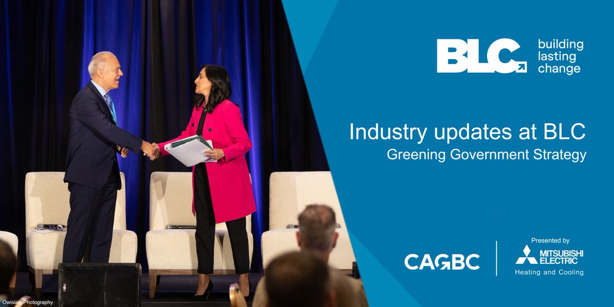 CAGBC thanks the Honourable <a href="/AnitaAnandMP/">Anita Anand</a>, President of <a href="/TBS_Canada/">TBS Canada</a>, for attending #BuildingLastingChange. Minister Anand shared keynote remarks, participated in a fireside chat with <a href="/CaGBCCEO/">Thomas Mueller</a> and made a #GreeningGovernment announcement: canada.ca/en/treasury-bo…
#BLC2024