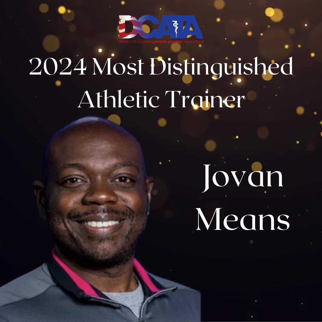 DCATA (@dcata2014) on Twitter photo Congratulations to Jovan C. Means, MS, ATC. He will be awarded the 2024 DCATA Most Distinguished Athletic Trainer on June 9th at 1pm at Sidwell Friends School.
Join us in celebrating Jovan by RSVPing at the link in our bio.
#DCATAHonors24
@_atc_jo <a href="/CardozoEC/">Cardozo EC</a> <a href="/CardozoSports/">Cardozo Athletics</a> Congratulations to Jovan C. Means, MS, ATC. He will be awarded the 2024 DCATA Most Distinguished Athletic Trainer on June 9th at 1pm at Sidwell Friends School.
Join us in celebrating Jovan by RSVPing at the link in our bio.
#DCATAHonors24
@_atc_jo <a href="/CardozoEC/">Cardozo EC</a> <a href="/CardozoSports/">Cardozo Athletics</a>