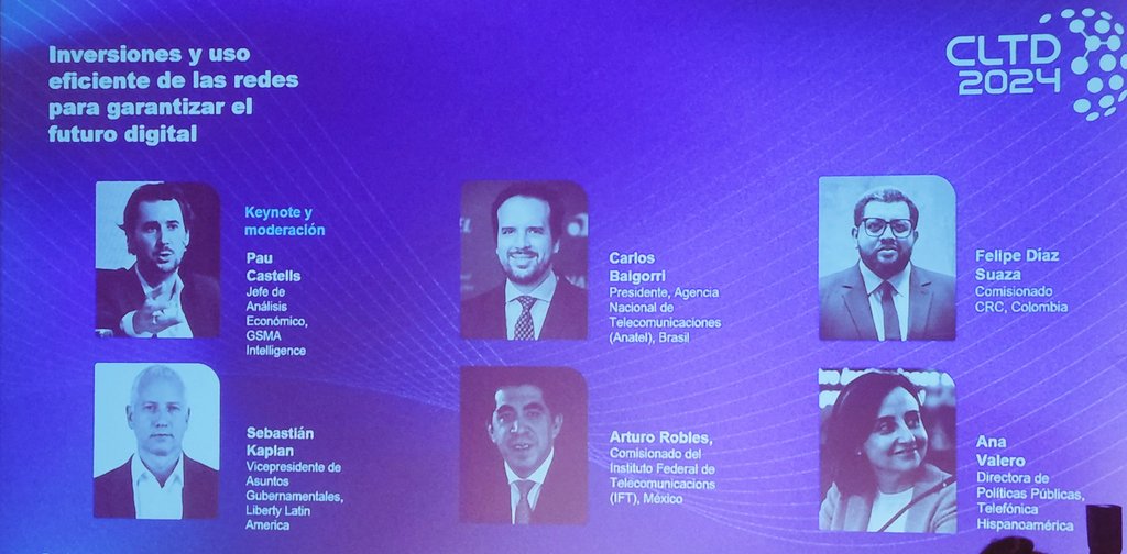 PaoABonilla's tweet image. Panel "Inversiones y uso eficiente de las redes para garantizar el futuro digital" #M360 @GSMA #Mobile360 🇲🇽 Para lograr una industria sostenible con las  inversiones necesarias se requiere repensar los enfoques regulatorios y de política pública tradicionales