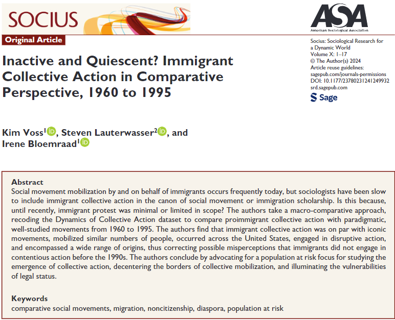 Socius: Sociological Research for a Dynamic World tweet media